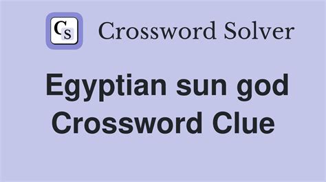 sun god crossword clue|Sun god Crossword Clue